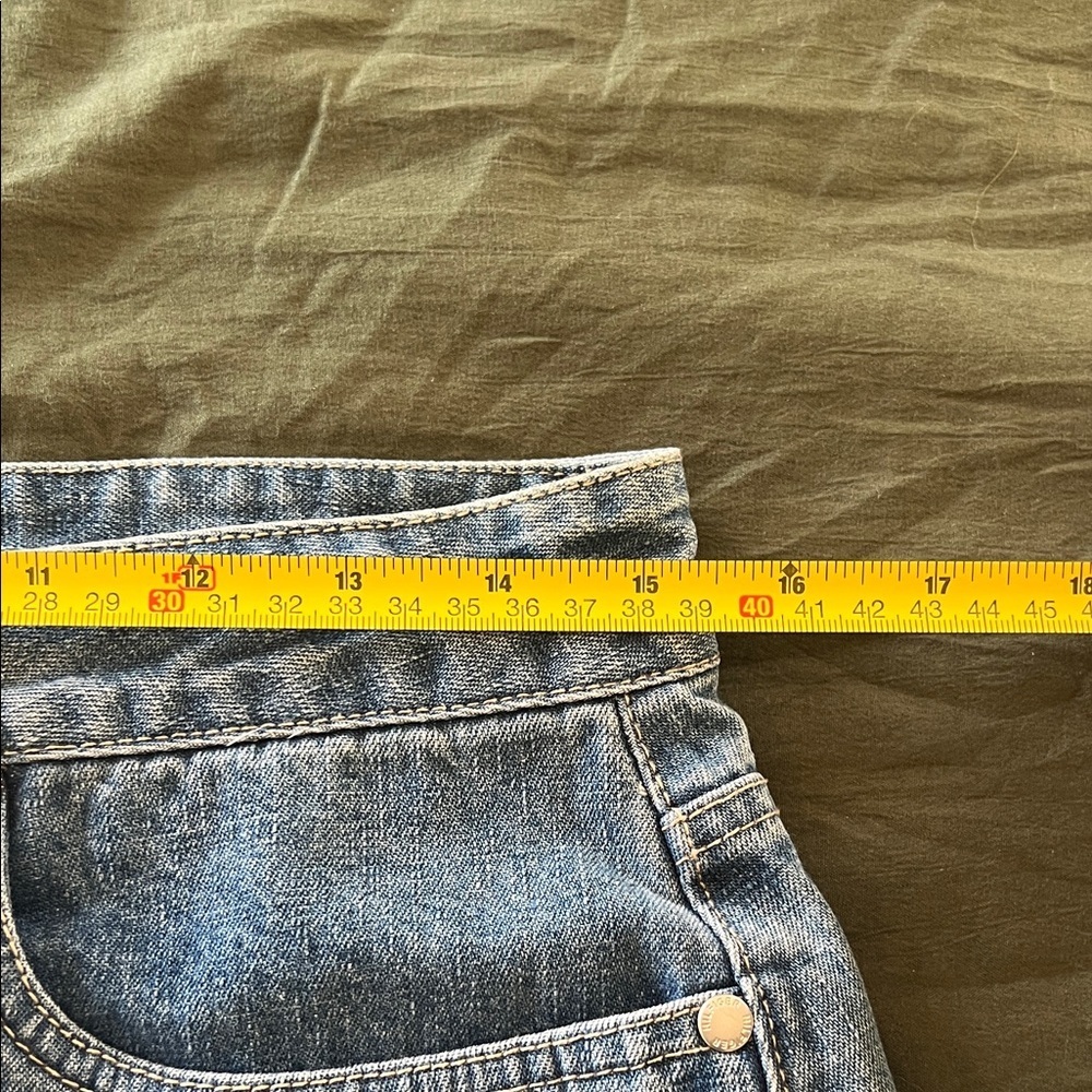 Tommy Hilfiger Light Blue Denim Mini Skirt vintage - Picture 4 of 5